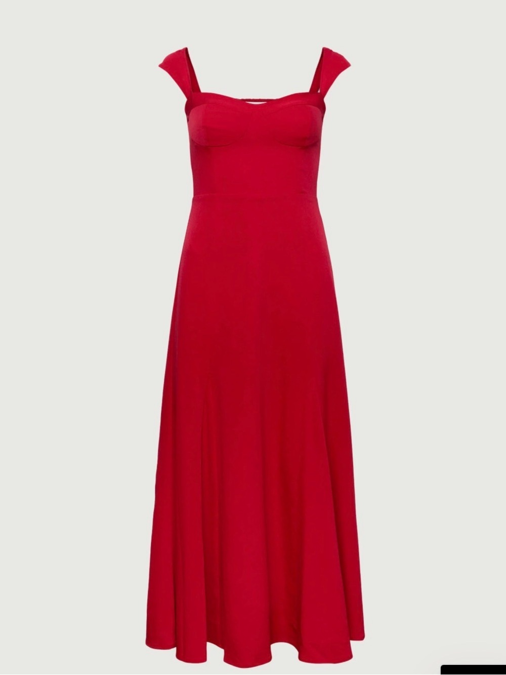 Oak & Fort Sweetheart Neckline Corset Midi Dress